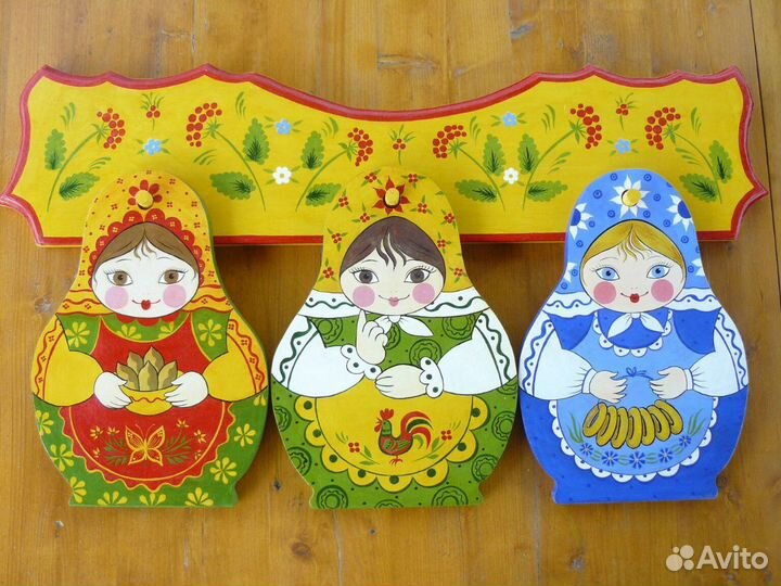 Набор разделочные доски с росписью