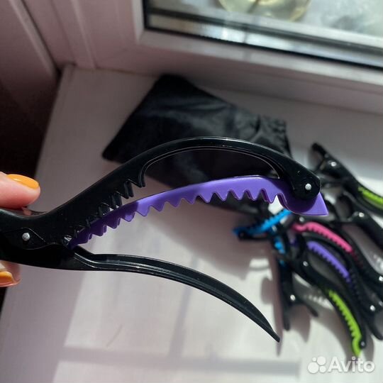 Заколки зажимы парикмахерские для волос