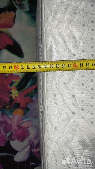 Матрас в детскую кроватку овальный 75х125