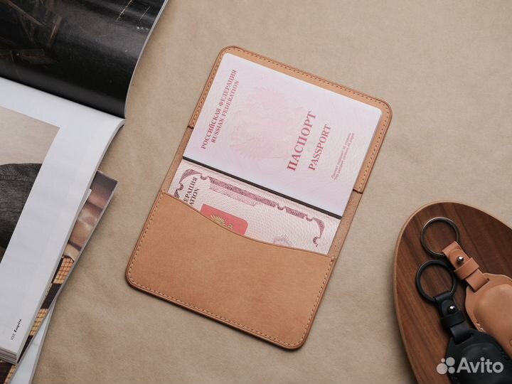 Обложка на паспорт из натуральной кожи