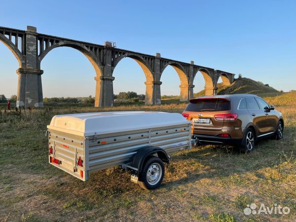 Прицеп с крышкой мзса 817701.014 Н680мм