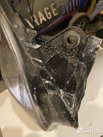 Фара skoda fabia левая