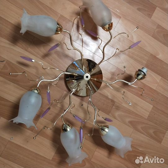 Люстра потолочная бу