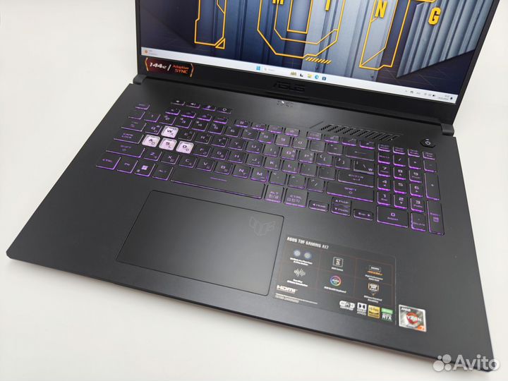 Мощный игровой ноутбук Asus TUF Gaming 17