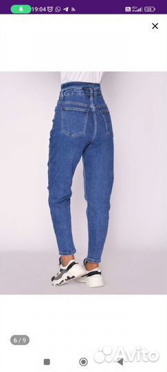 Джинсы mom fit 31 размер