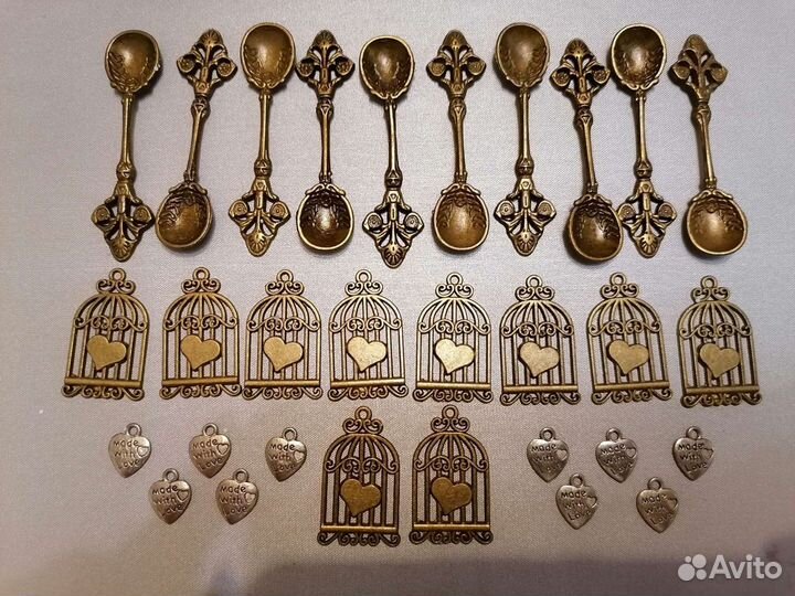 Подвески, украшения для скрапбукинга