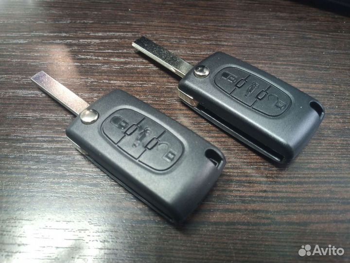 Корпус ключа Пежо / Цитроен