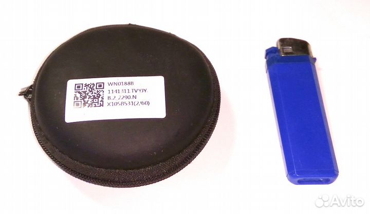 Чехол для наушников черный новый