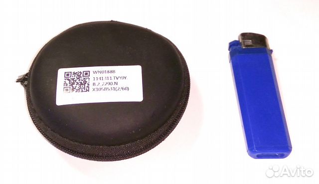 Чехол для наушников черный новый