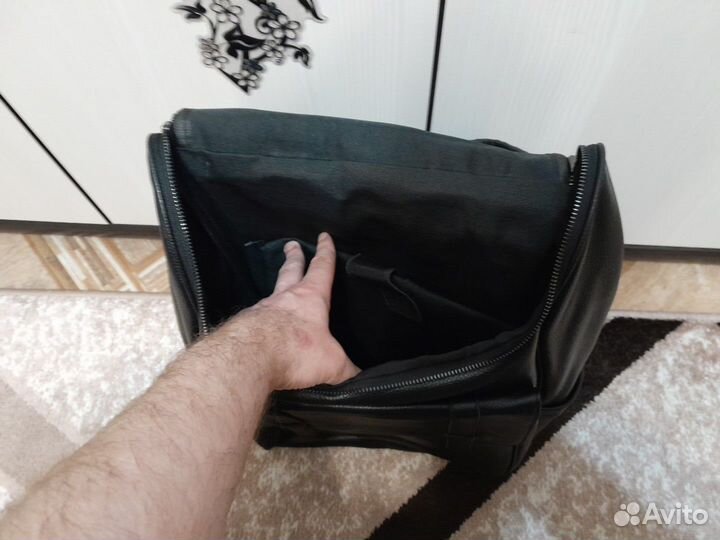 Рюкзак мужской натуральная кожа большой