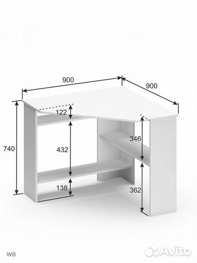 Стол угловой