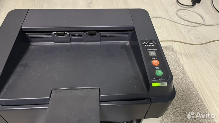 Принтер лазерный kyosera FS1040 черно белый a4