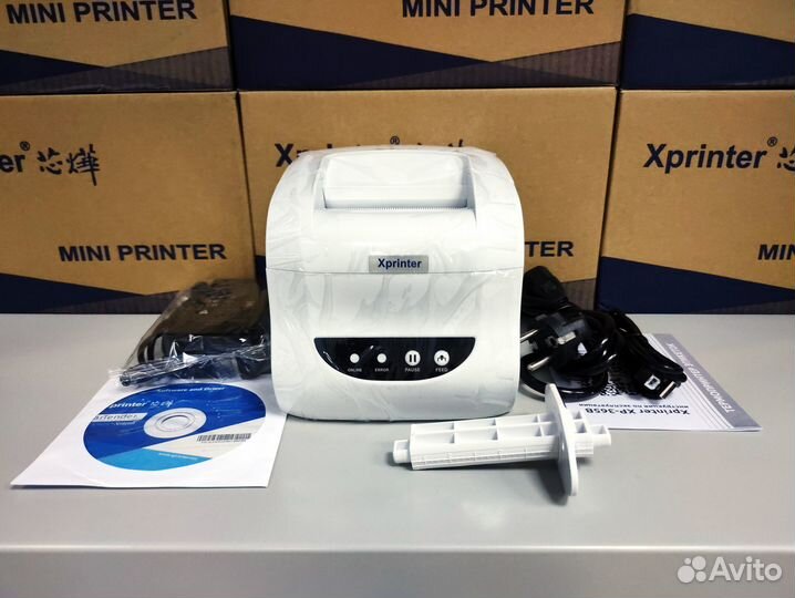 Термопринтер Xprinter XP-365B USB белый