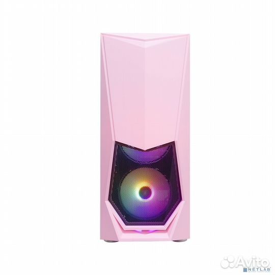 1stplayer Корпус DK-3 pink / ATX, tempered glass