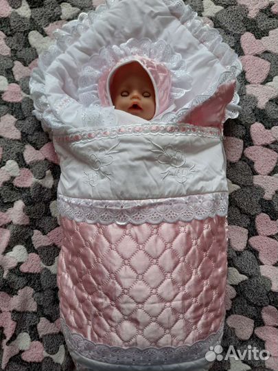 Конверт одеяло на выписку