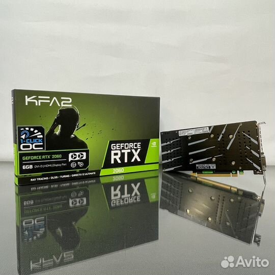 Видеокарта RTX 2060 6Gb KFA2 1 Click