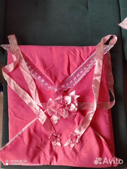 Конверт на выписку для девочки демисезонный