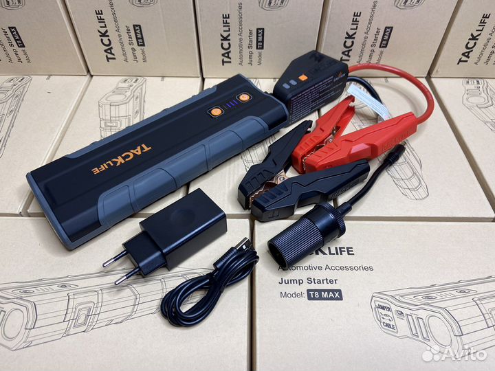 Пусковое устройство бустер tacklife t8 max