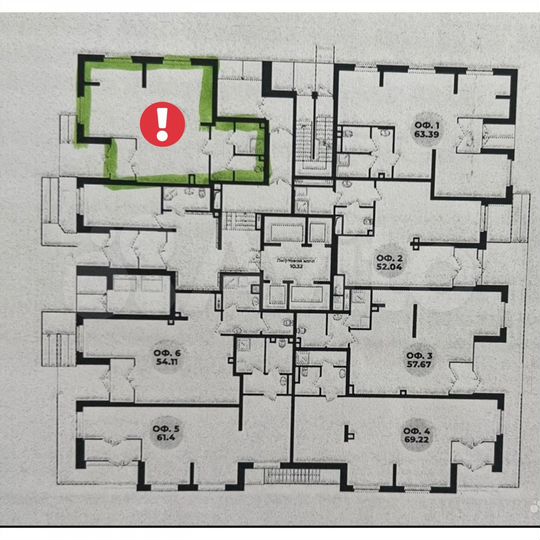 Свободного назначения, 66.6 м²