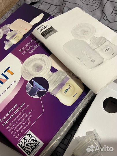 Молокоотсос avent электрический