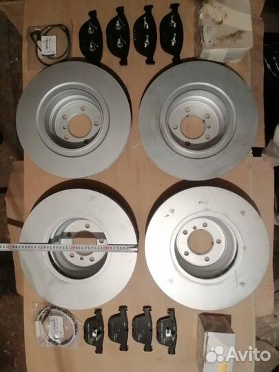Диски тормозные BMW7/Е65-67/перед-374мм/зад-370