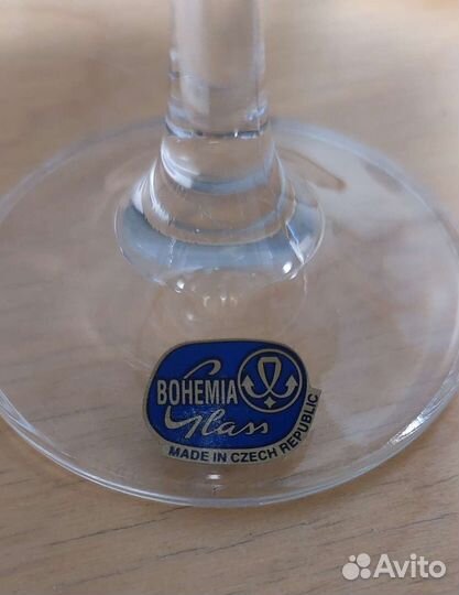 Бокалы для вина Богемия 2 шт новые в упаковке