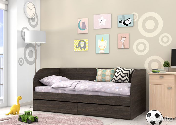 Детская кровать много вариантов расцветки