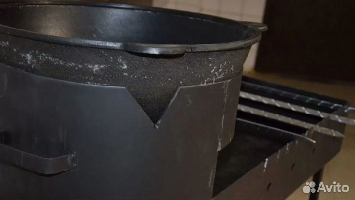 Мангал с очагом под казан. Цена производителя