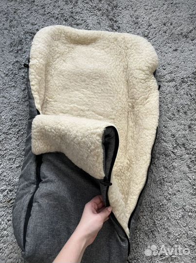 Конверт из натуральной овчины