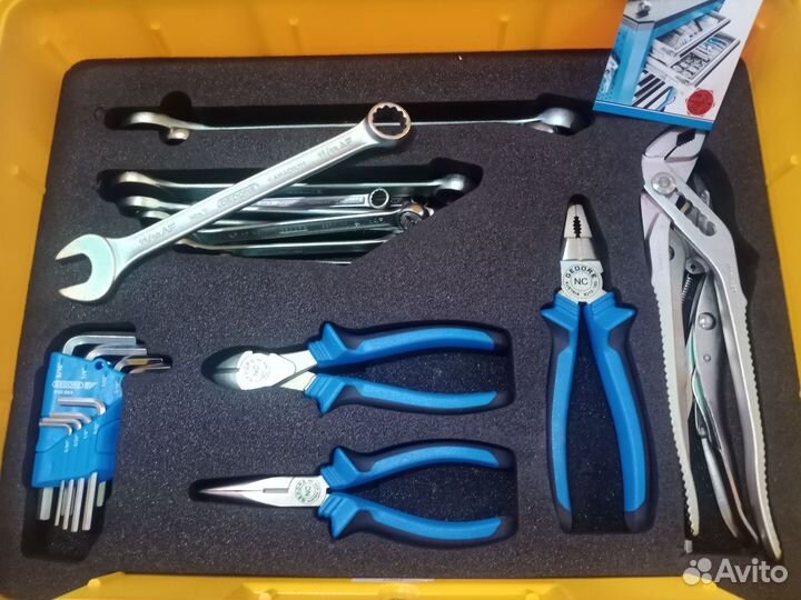 Набор Gedore инструмента для яхт герметичный кейс