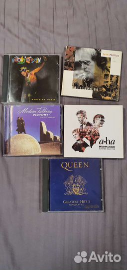 Queen, A-ha, john Philips -CD disc