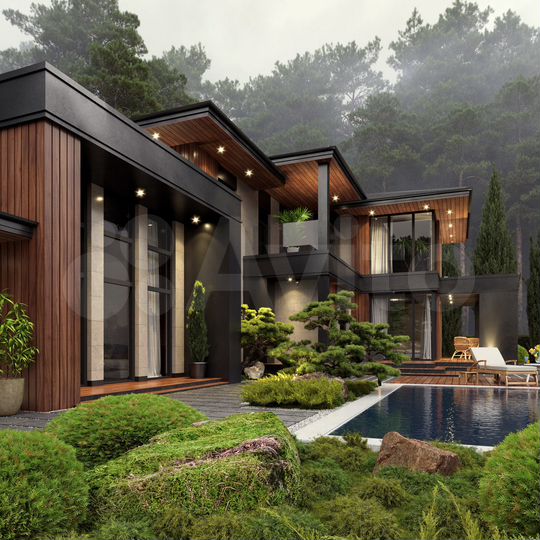 Дом 256 м² на участке 6 сот.