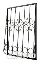 Решётки на окна № 142 кованые