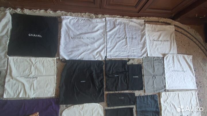 Чехлы, мешочки, пыльники брендовых вещей
