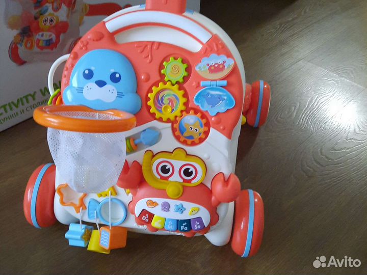 Ходунки и столик baby go активити