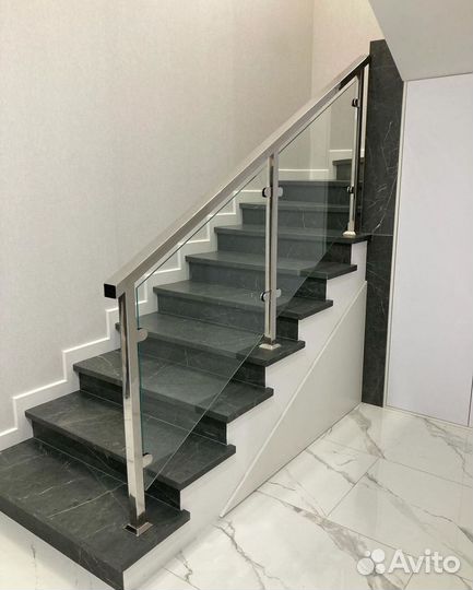 Перила, пopучни, огpaждения из нержавeющей cтали