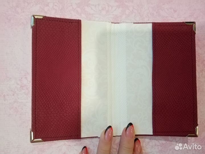 Обложка на паспорт ручной работы 2