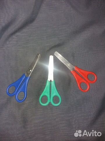 Ножницы 11 красных+8 зеленых+1 синие