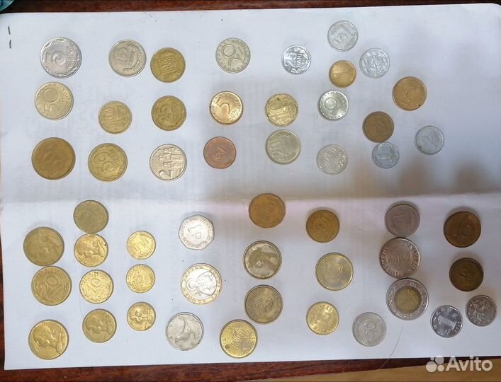 Набор иностранных монет