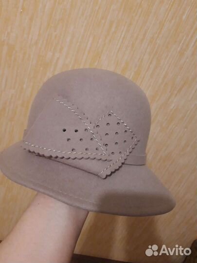 Шляпа фетровая женская новая