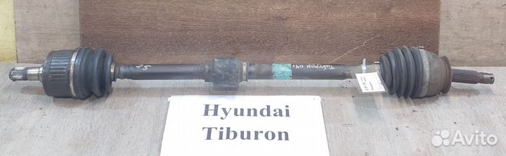 Полуось перед Rh МКПП без ABS Hyundai Tiburon, 04г