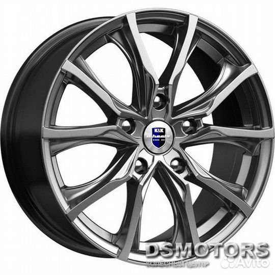 Диски Твист 7.5/17 5x108 ET45 d67.1 дарк платинум