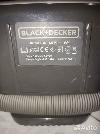 Автомобильный пылесос black decker