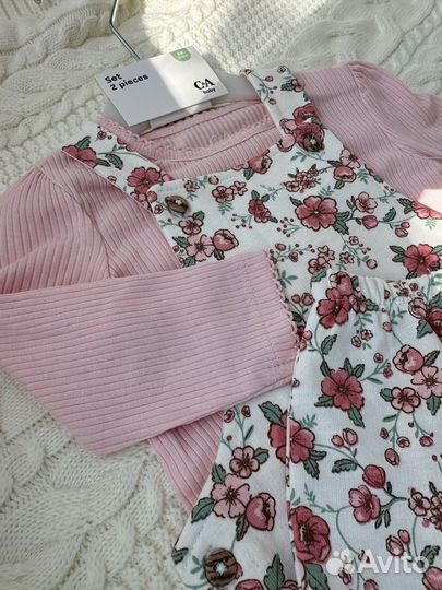 Костюм для девочки весна лето 68 74 80