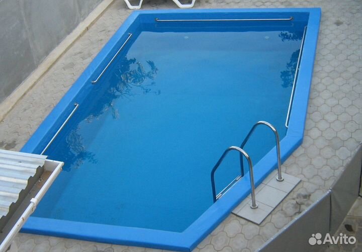 Бассейн из тентовой ткани пвх