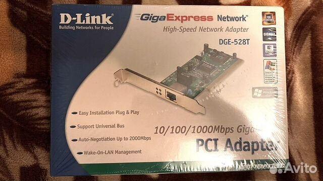 Сетевые карты D-link PCI-E/PCI 1 Гбит/с