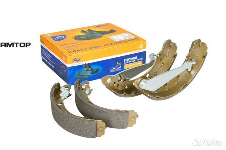 Kraft KT 091543 Колодка торм. Audi A2 (00-05), VW