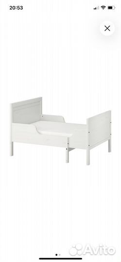 Детская кровать IKEA раздвижная сундвик