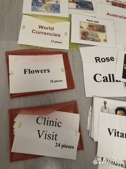 Английские детские карточки по Доманум