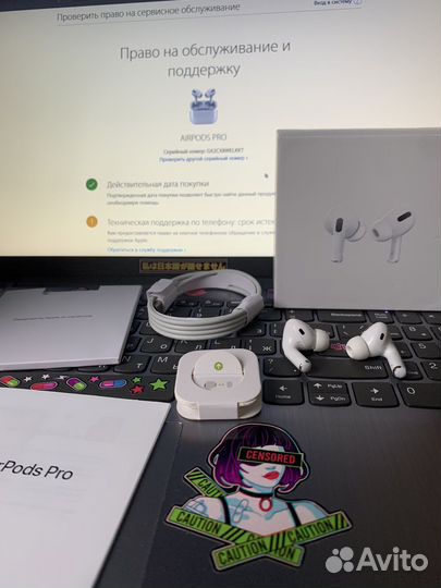 Наушники airpods pro без кейса